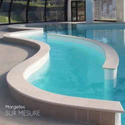 Margelle Saint Émilion finition sablée brossée