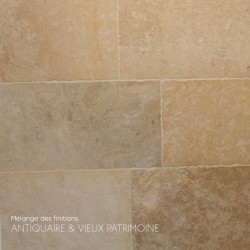 Dallage Rocamadour finition antiquaire (sans gris)