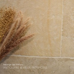 Dallage Rocamadour finition antiquaire (sans gris)