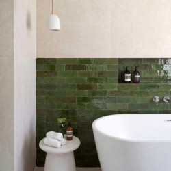 Terre Cuite Emaillée Vert Babylone N°60