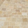 Pavés Travertin Rustic finition vieillie