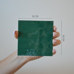 Zellige Emeraude N°63