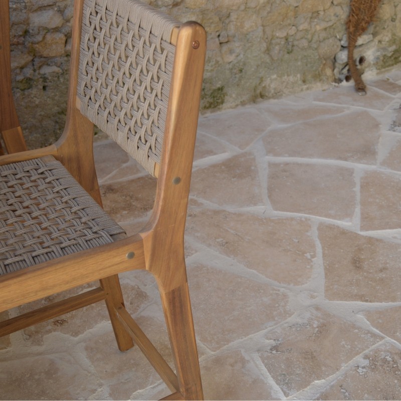 Opus Incertum Travertin Beige Classique finition vieillie tambour