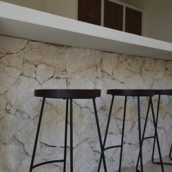 Pierre de Parement Géoperles Travertin Ivory