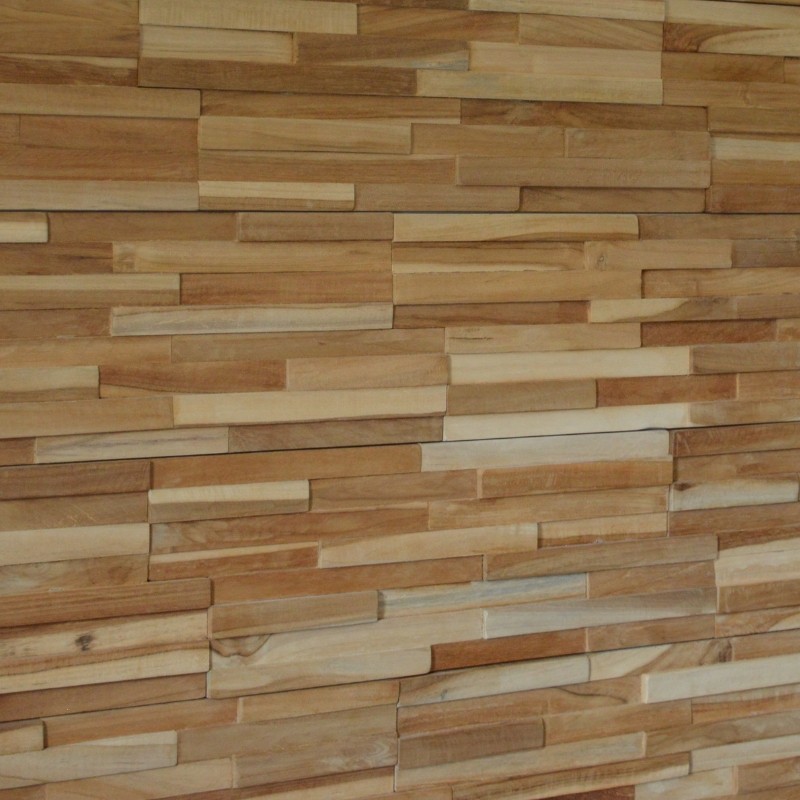 Plaquette Deco Panel Teck Naturel