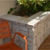 Couvertine Travertin Beige Mix finition vieillie tambour