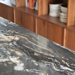Tranche de Pierre Quartzite