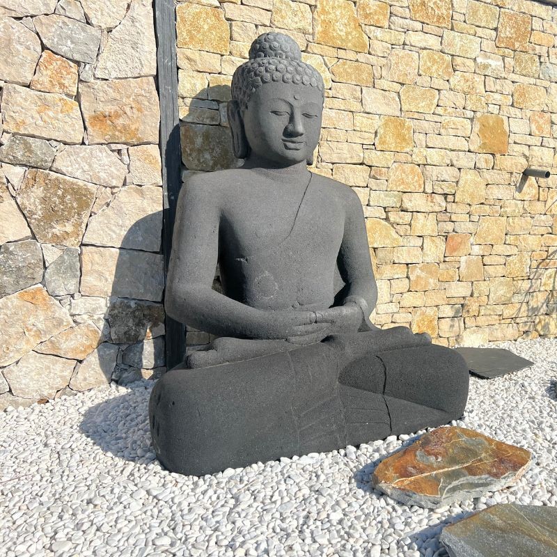 Statue Bouddha en tailleur