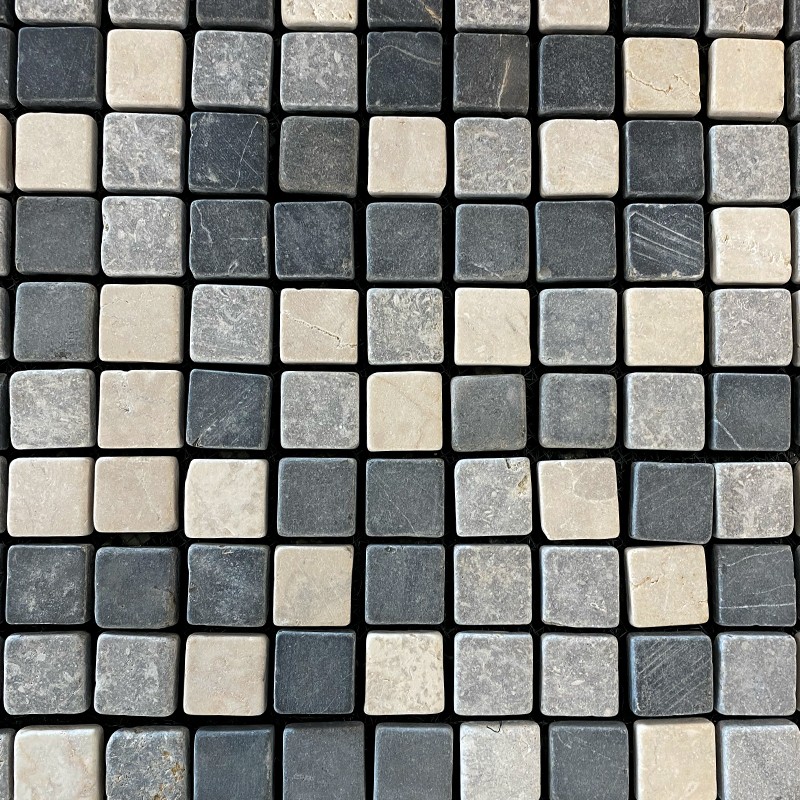 Mosaïque Carré 2,5 x 2,5 cm sur trame