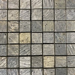 Mosaïque Carré 2,5 x 2,5 cm sur trame