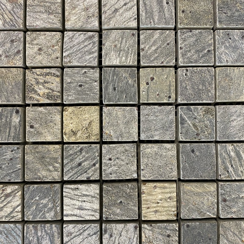 Mosaïque Carré 2,5 x 2,5 cm sur trame